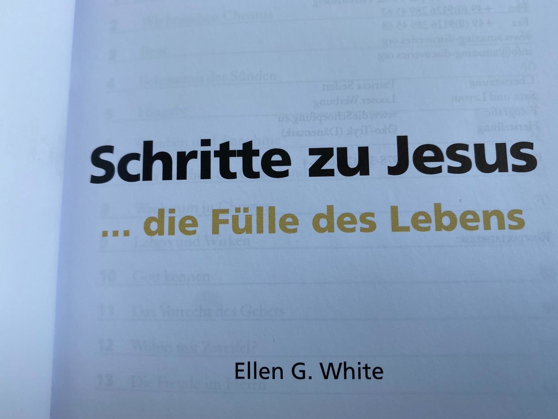 Bücher: Buch - Schritte zu Jesus – Gebraucht aus St.Gallen von kingsamas 4