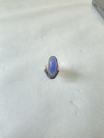 Bague vintage en argent 835 avec pierre semi précieuse 