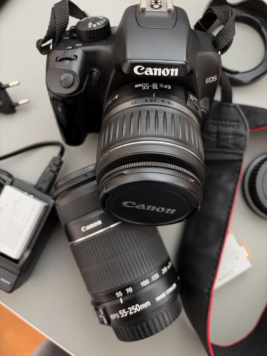 Canon Appareil photo: Digitalkamera Canon EOS 1000D mit zwei Objektiven Set – D'occasion à Oberkirch LU par moia76 4