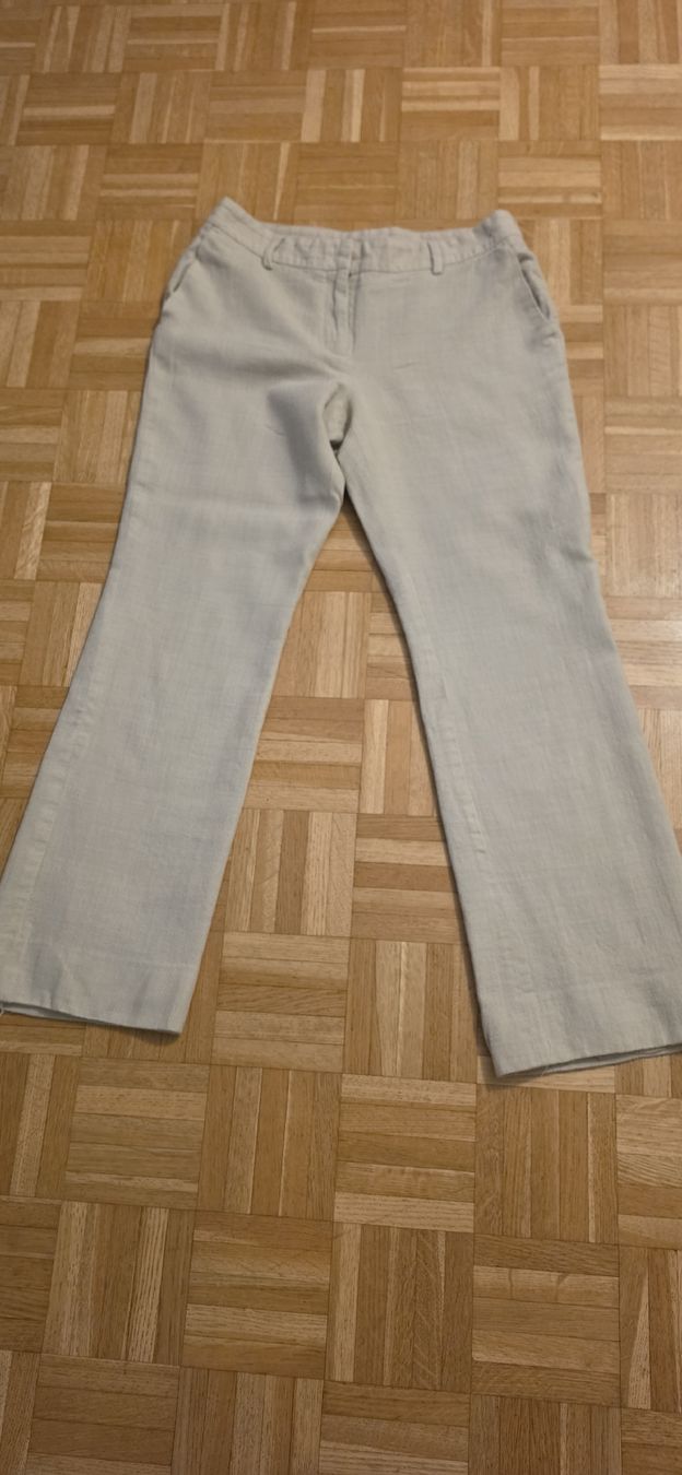 Akris Pantaloni: Akris Hose beige Grösse 38  – Usato da St. Gallen venduto da mania03