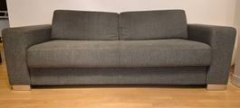 Sofa 2.5er mit Bettfunktion anthrazit (Interio WILSON)