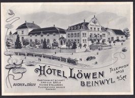 Beinwil Hotel Löwen mit Zug
