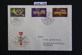 CH 1949 Brie mit sauberem Sonderstempel             Los 7198