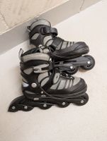 Inlineskates verstellbar Grösse 33-37 schwarz grau