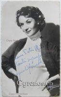 Jacqueline Gauthier (1918-1982) Schauspielerin - sign. Foto