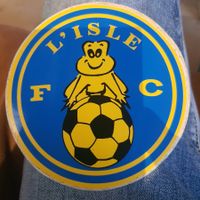 Autocollant vintage  l Isle FC ø 11 cm