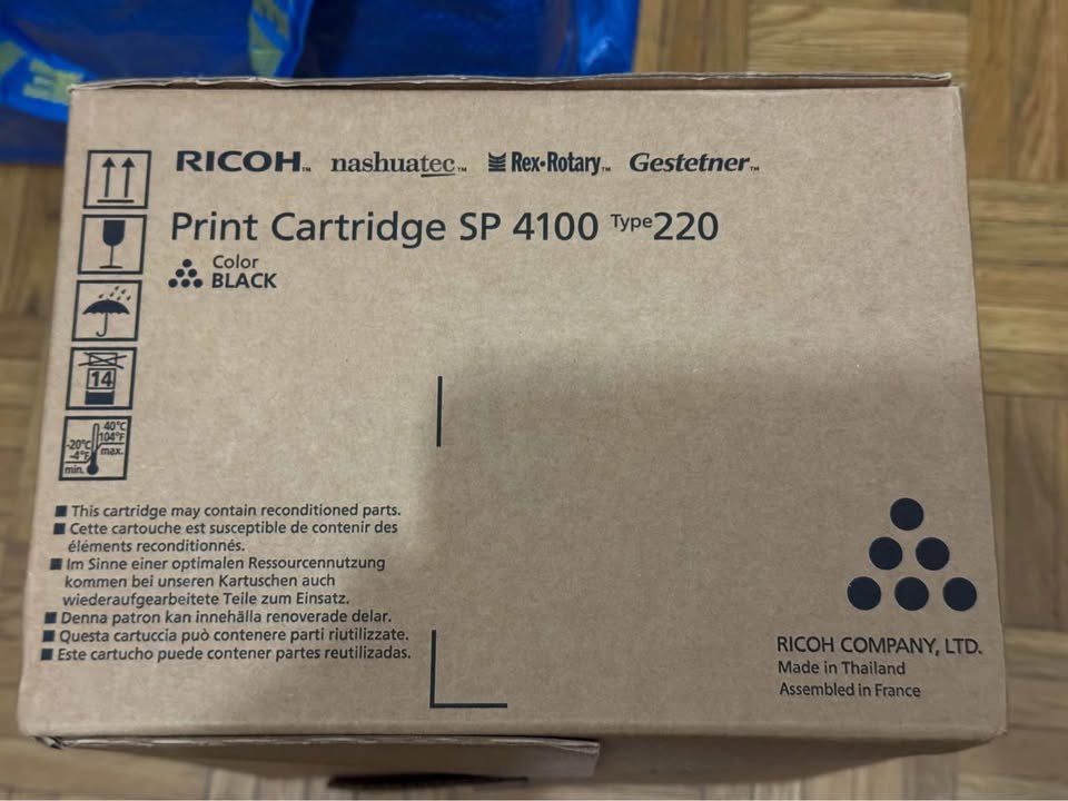 Ricoh Cartucce per stampanti & toner: Cartouche Ricoh SP 4100 Type 220 – Nuovo e nell'imballaggio originale da Genève venduto da Suica1565