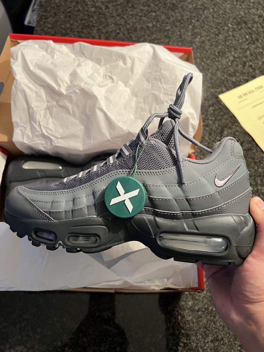 Nike Herrenschuhe: NIKE AIR MAX 95 DARK GREY/WHITE-ANTHRACITE 40.5 – Neu und originalverpackt aus Colombier NE von Didi26