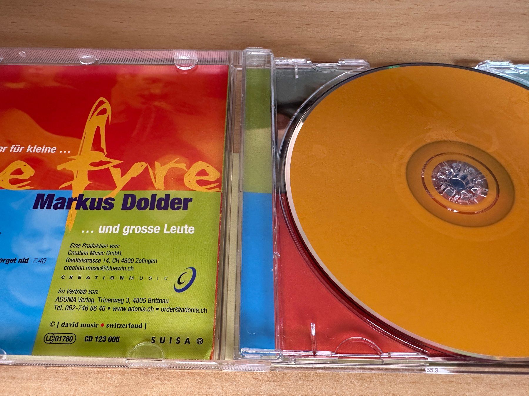CD: D4 Markus Dolder - Zäme fyre – Usato da Rikon im Tösstal venduto da Alpenmutz 2