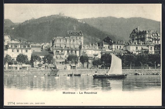 Cartoline postali: AK Montreux, La Rouvénaz – Usato da Berlin venduto da bartko-reher