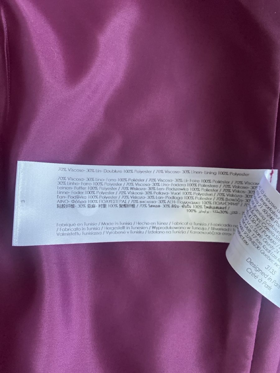 Morgan Giacche: Veste Morgan neuve taille 36 violette - Élégance assurée! – Nuovo (secondo la descrizione) da Geneve venduto da pat_p76n 3