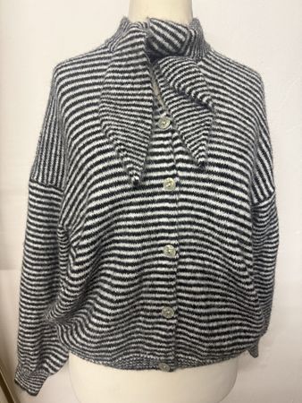 Damen unglaublich süße Strickjacke cardigan mit Schleife m l