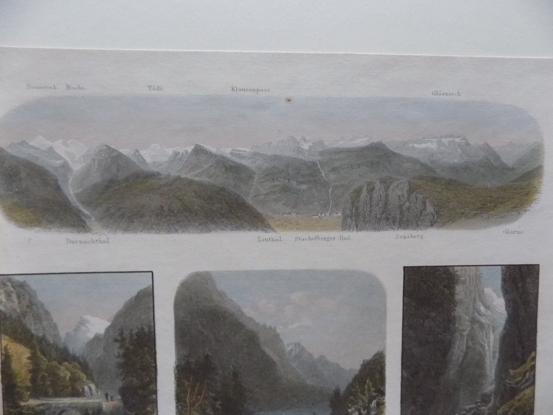 Gravures: Kanton Glarus 4 Ansichten – D'occasion à Risch par Antikfee 4