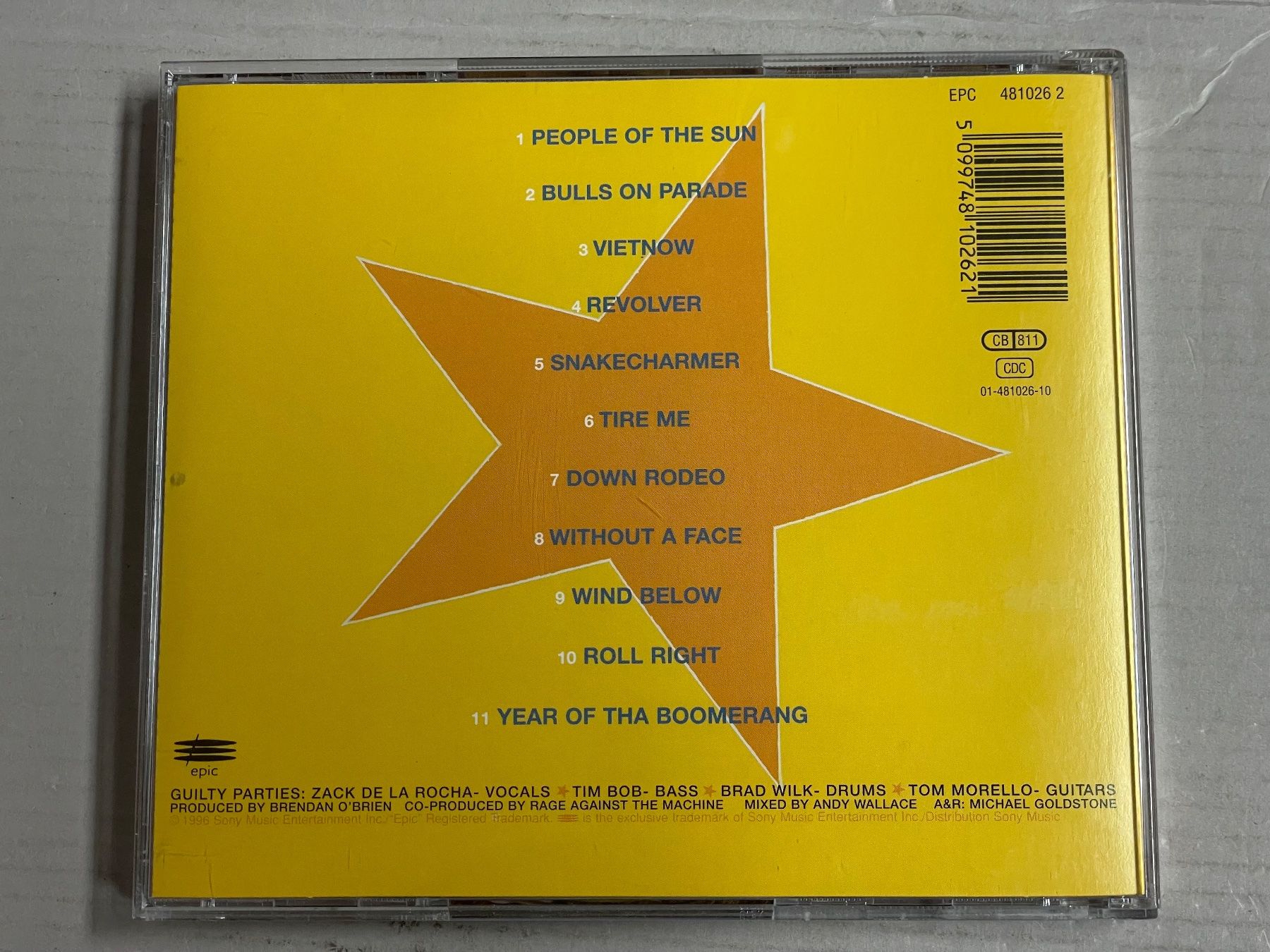 CDs: Rage Against The Machine – Gebraucht aus Muri b. Bern von AdidasCollector 3