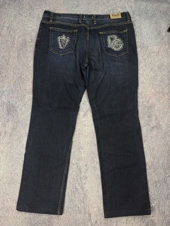 D&G Jeans Damen dunkelblau  mit Stickerei