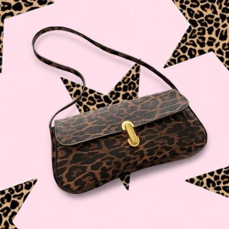 Cute leo print handbag