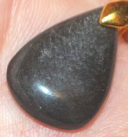 Anhänger L-2992 – Silber Obsidian 20x14mm
