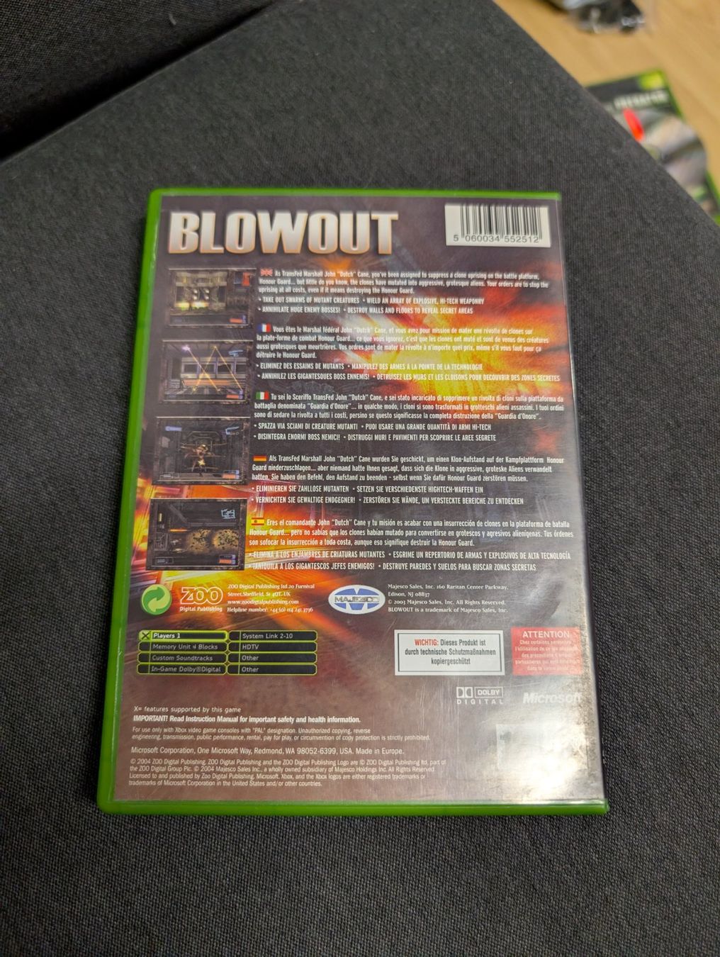 Giochi: Blowout Microsoft Xbox – Usato da Giubiasco venduto da Ticinerd 1