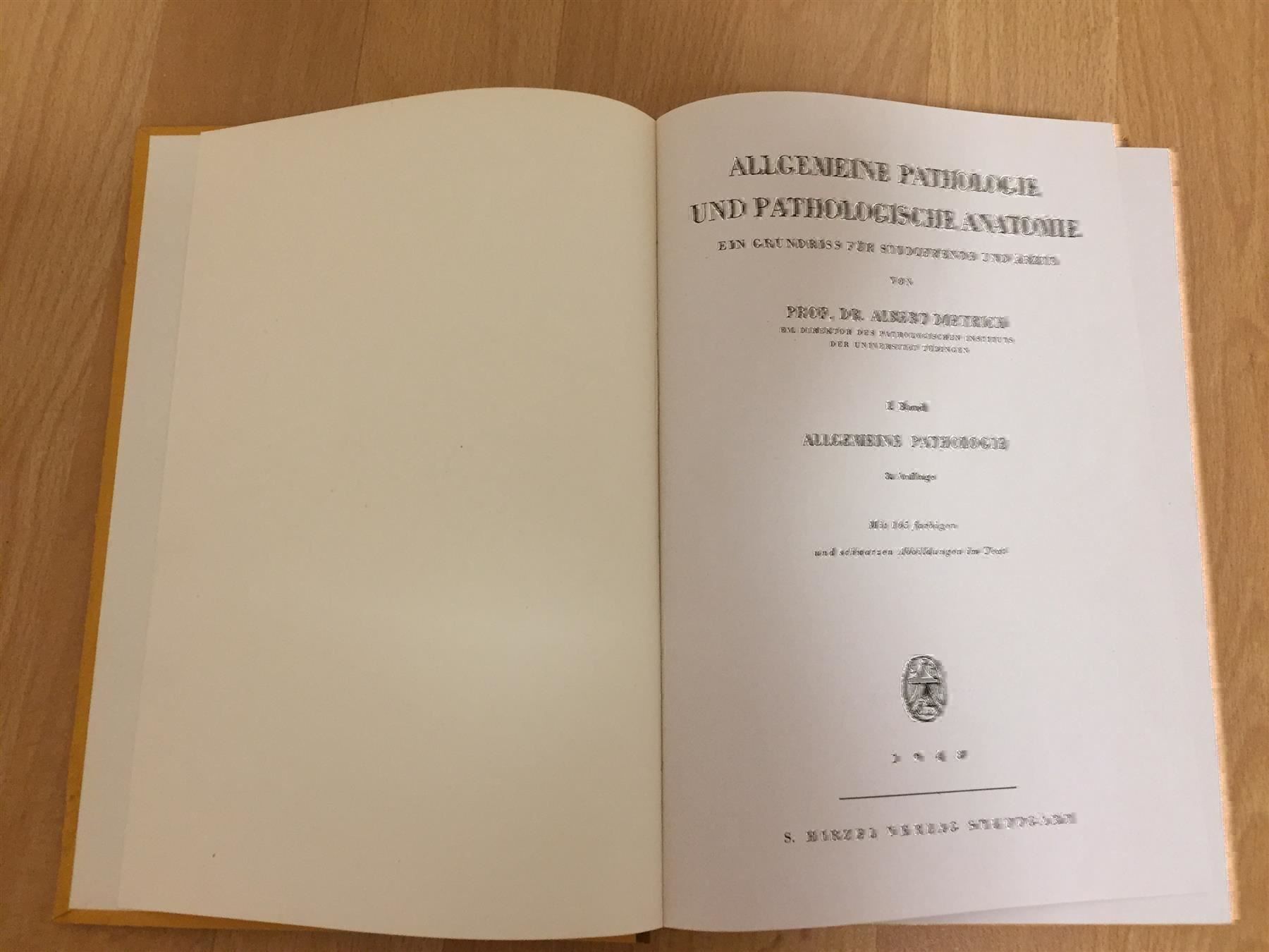 Bücher: A. Dietrich. «Allgemeine Pathologie und – Gebraucht aus Cormagens von Bonsai111 4