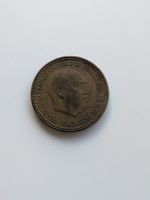Münze Spanien 1 Peseta Francisco Franco Jahrgang 1963