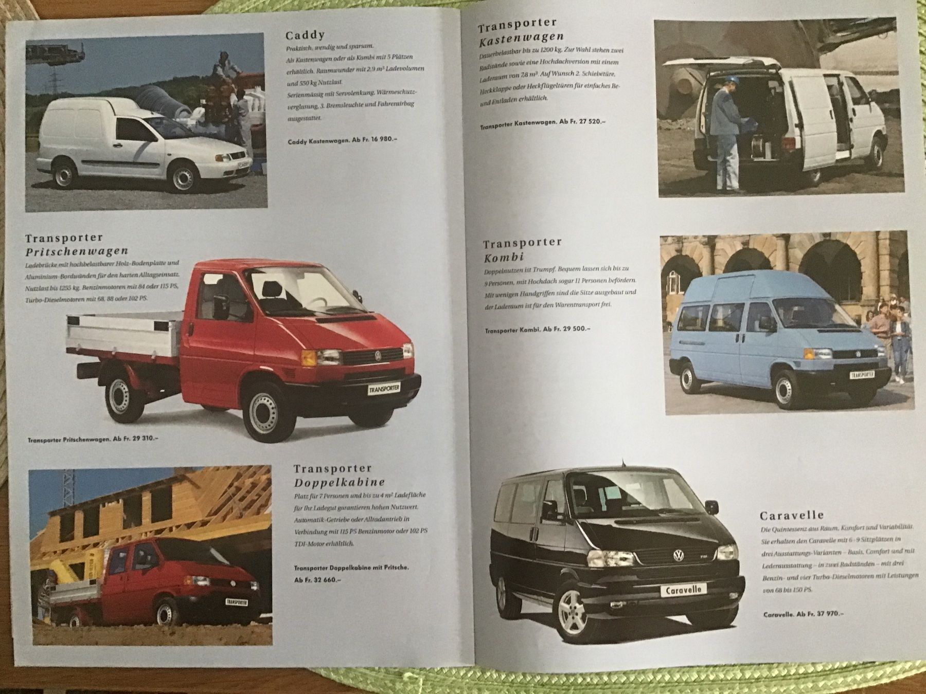 VW Dokumente: VW-Programm Verkaufsprospekt 12 Seiten 1999 – Gebraucht aus Scherzingen von Starseller62 4