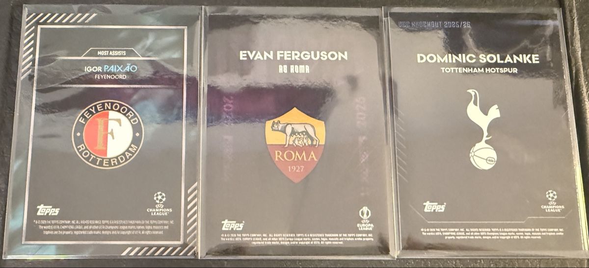 Topps Sammelbilder & Trading cards: 3x Topps Knockout UCC Lot Numbered  – Neu (gemäss Beschreibung) aus Walliswil b.Wangen von Swiss-Trading-Bros 1