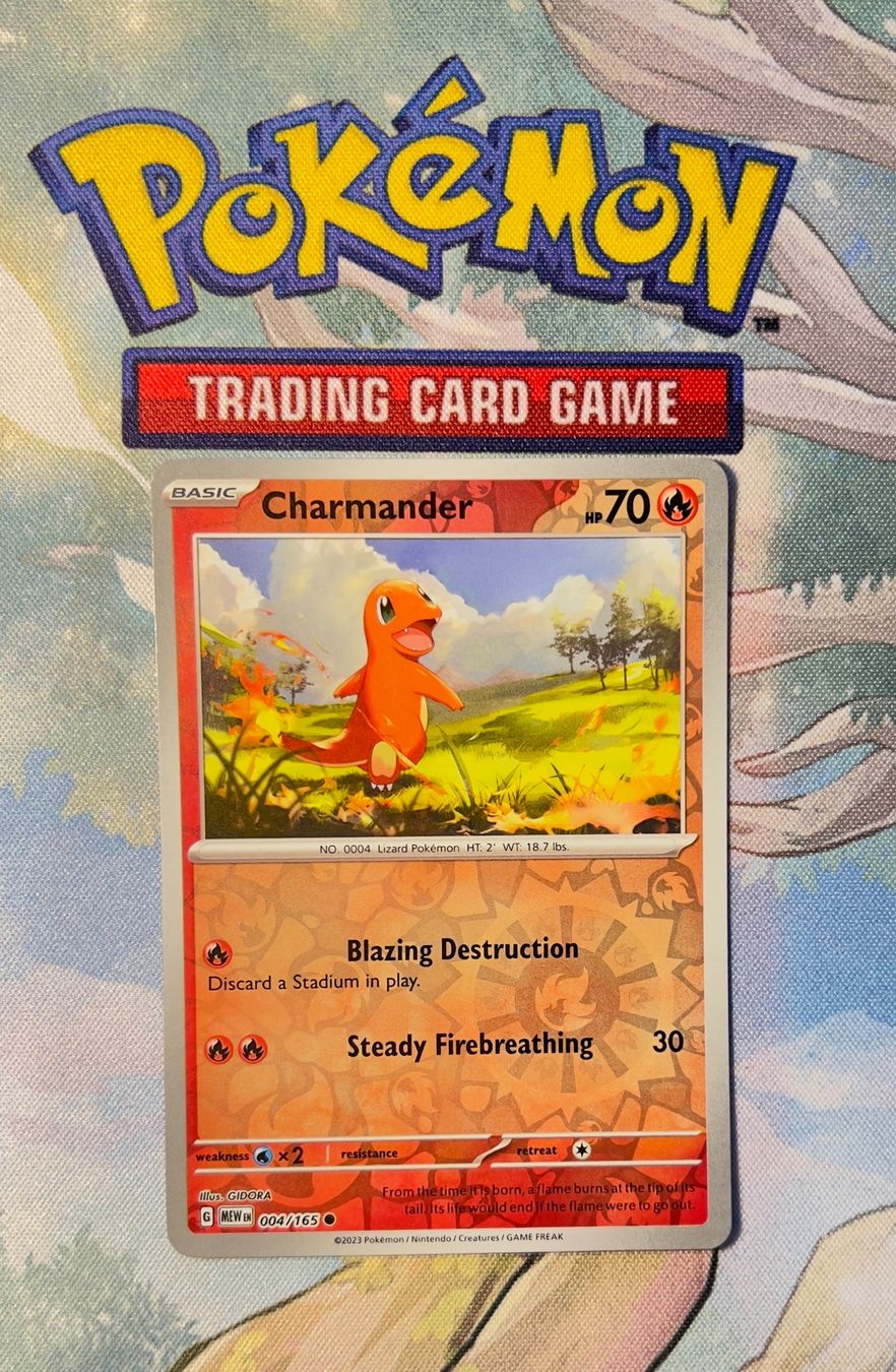 Cartoline: Charmander Reverse Holo (Deck 151) 004/165 – Nuovo (secondo la descrizione) da Sempach venduto da R-G