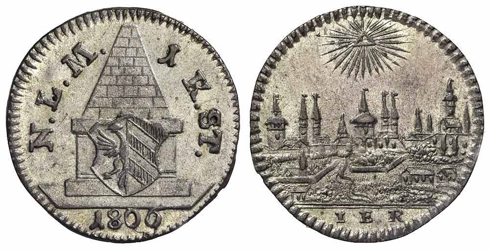 Tutti le monete: Nürnberg, Kreuzer 1806 – Usato da Chiasso venduto da Novamarketing