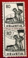 NR.339 Historische Bilder Paar mit GESTEMPELT  