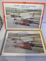 VICTORY WOOD JIG-SAW PUZZLE " of ZURICH AIRPORT " SWISS AIR