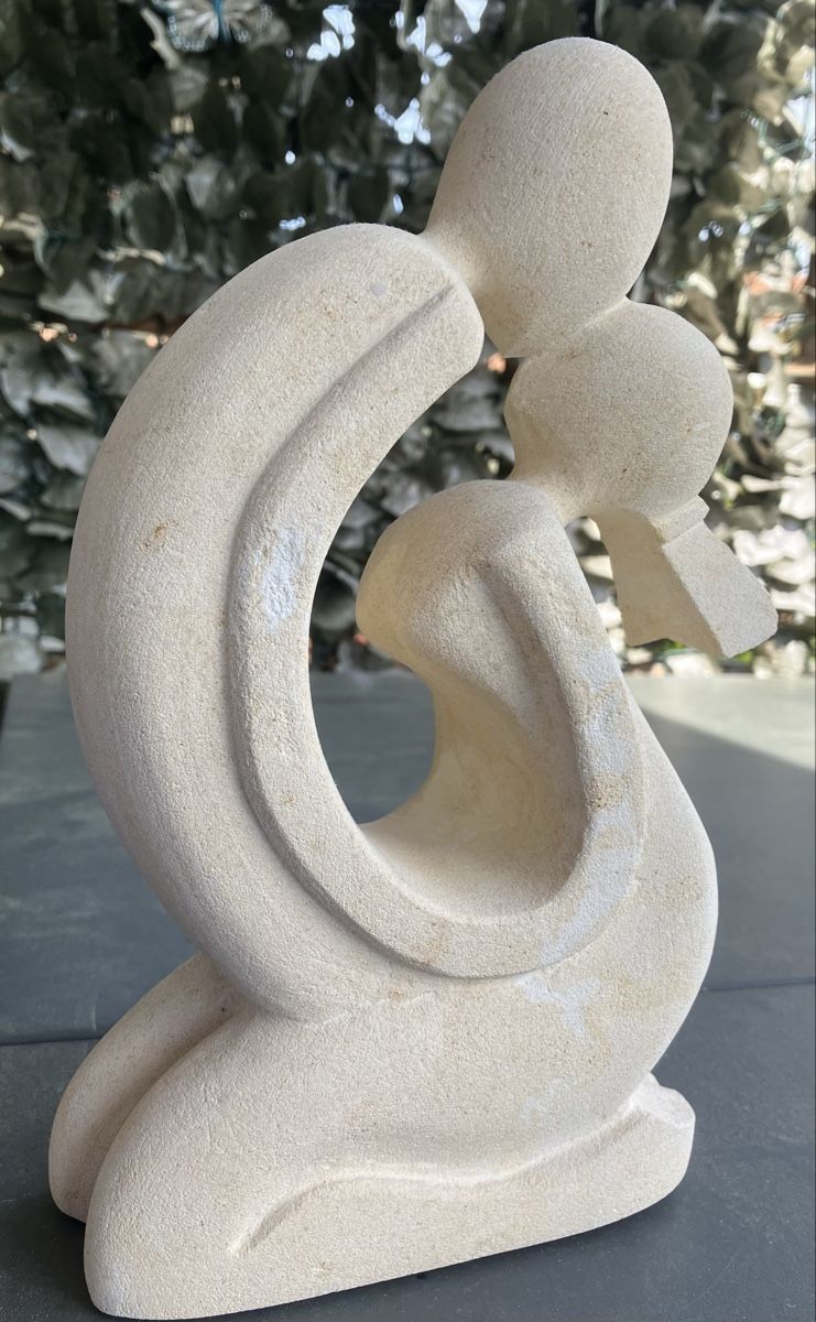 Sculture & Statue: Abstraktes küssendes Paar – Usato da Hindelbank venduto da Scroki 2