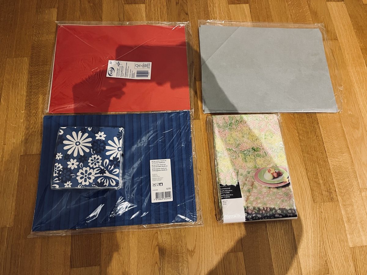 Tischset: Servietten & Tischset‘s – Neu (gemäss Beschreibung) aus Buttisholz von Eberlic 1