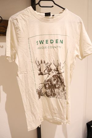 T-Shirt Fox Originals Schweden Elch Druck Grösse M
