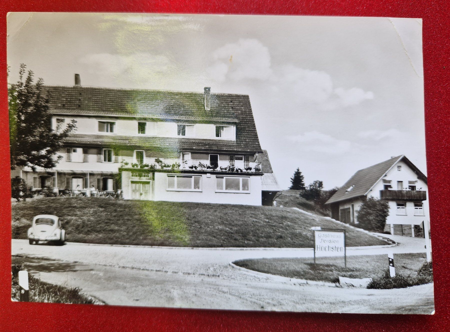 Cartoline postali: Berghaus Höchsten, VW-Käfer, Glashütte – Nuovo (secondo la descrizione) da Melchnau venduto da Fishel