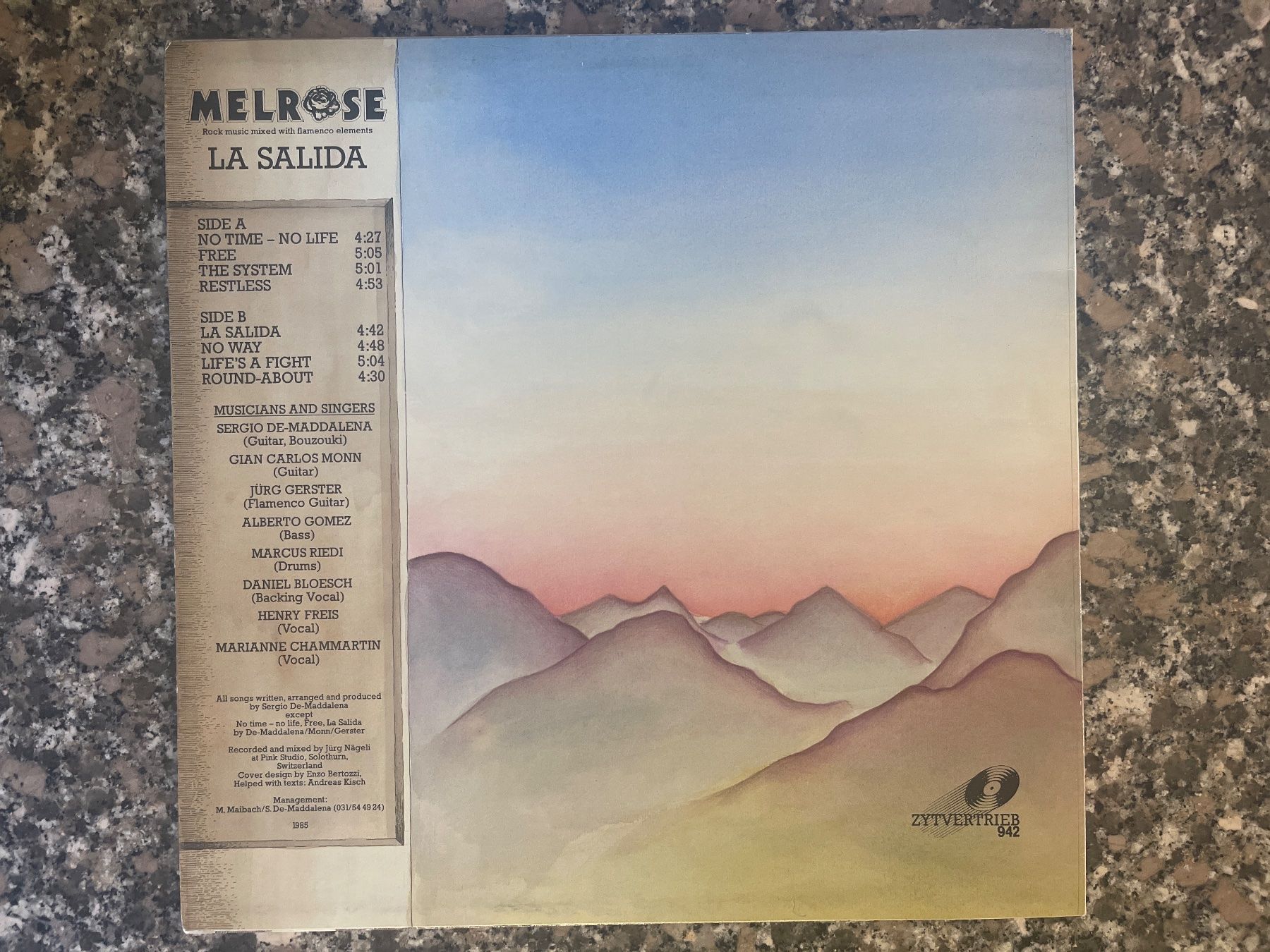 Dischi in vinile: M39/Melrose - La Salida – Usato da Frutigen venduto da Philippe_jsp 1
