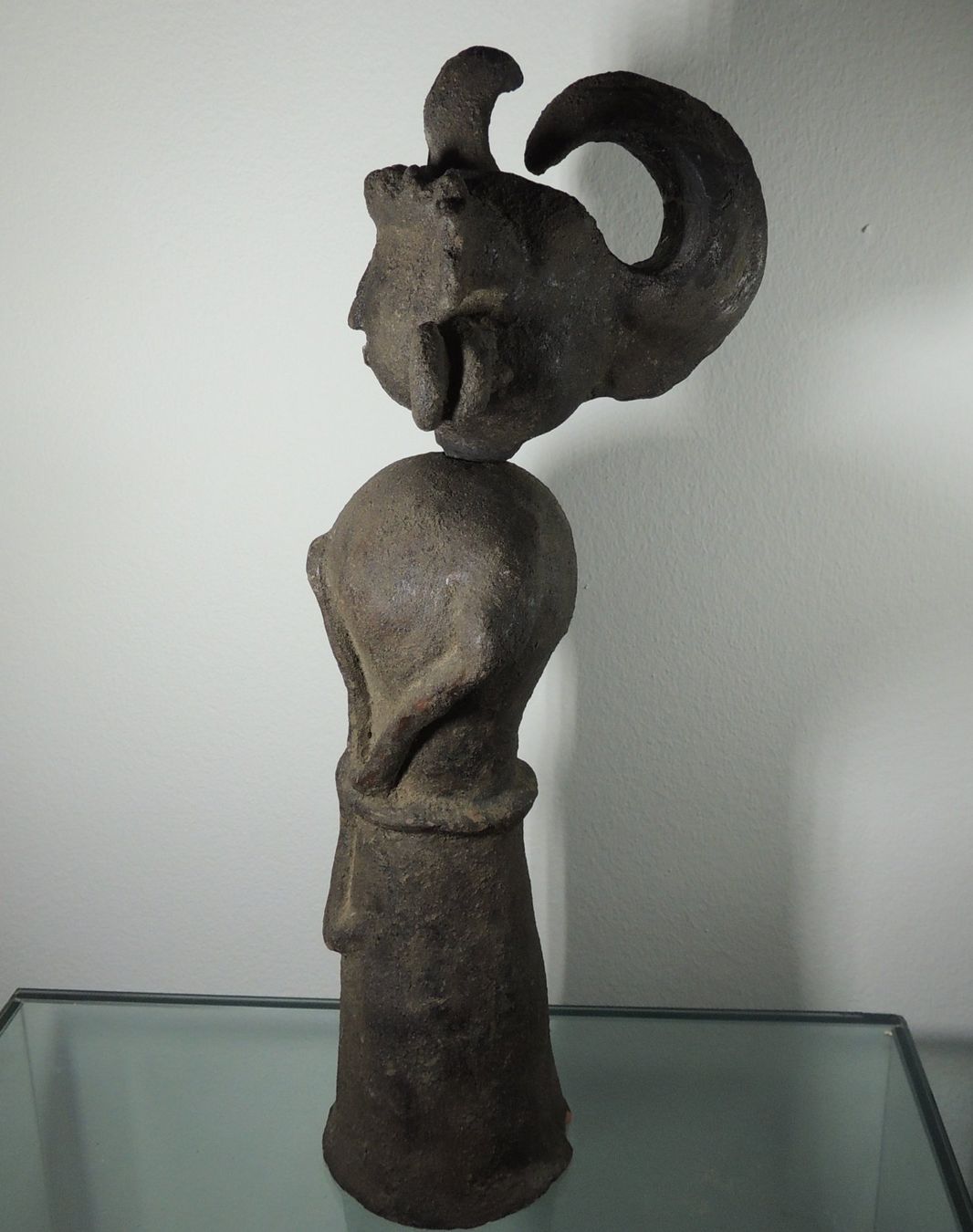 Internationale Kunst: Java Terracotta Zeremonialgefäss – Gebraucht aus Waldenburg von labrador707 3