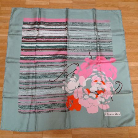 Christian Dior Seidenfoulard, 70er Jahre