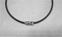 Pendentif argent massif, rhodié / Anhänger aus Sterlingsilbe