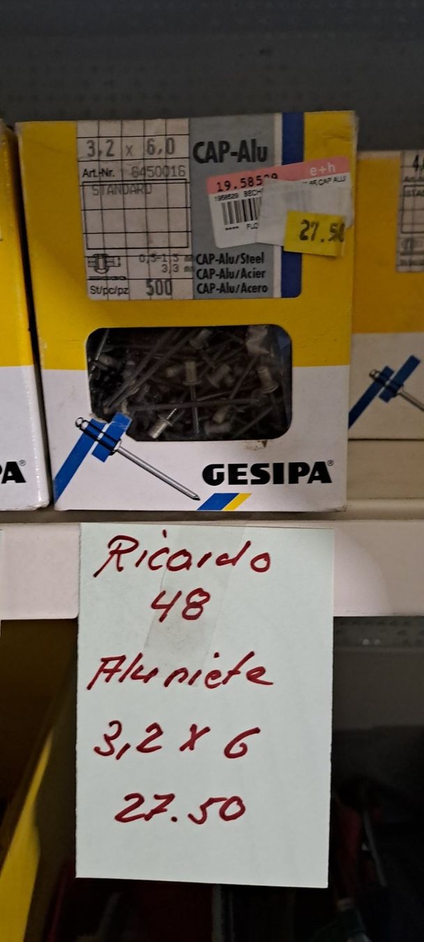 Alle Werkzeuge: Nieten Alu 3.2×6.0 Preis Pro Packung – Neu und originalverpackt aus Stetten AG von 48221948