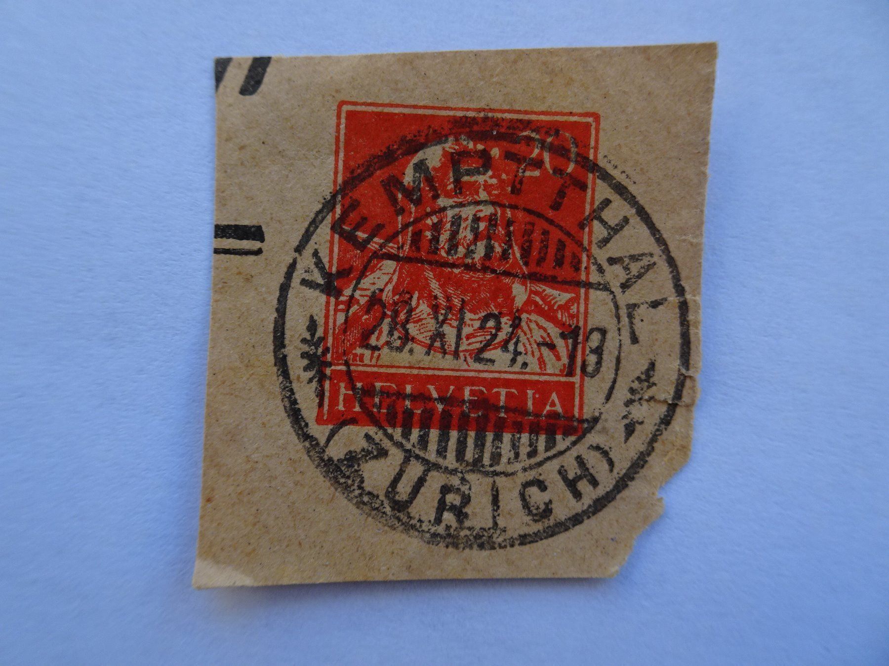 Tutti i francobolli: 1924 Wert-Aufdrucke – Usato da Aadorf venduto da Chnorli-Furz 1