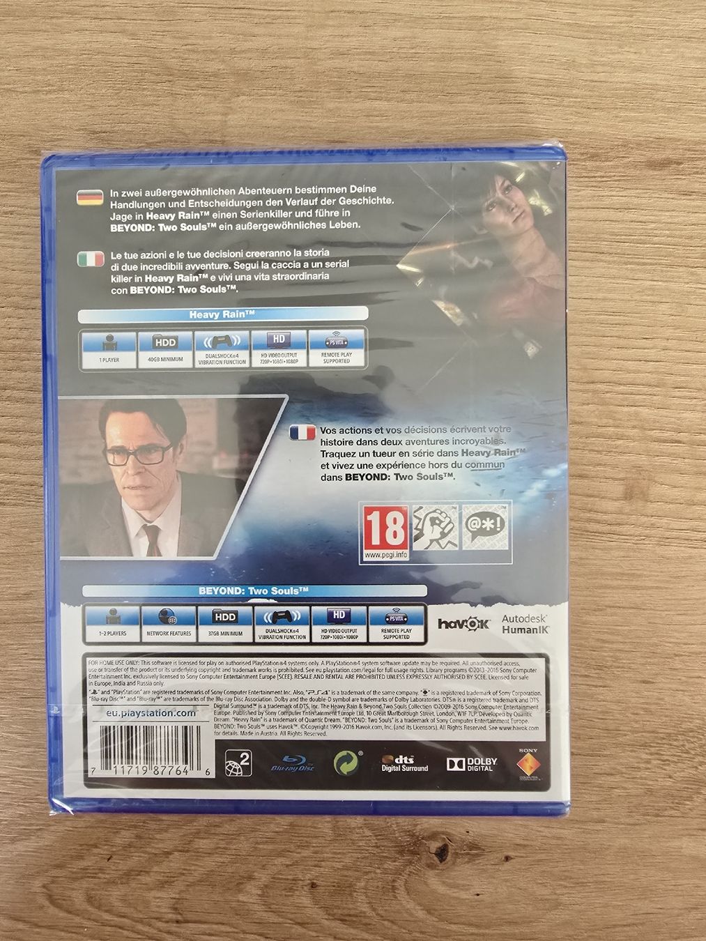 Sony Giochi: Heavy Rain & Beyond Two Souls Collection PS4 NEU!! – Nuovo e nell'imballaggio originale da Chur venduto da 1996hiphop 1