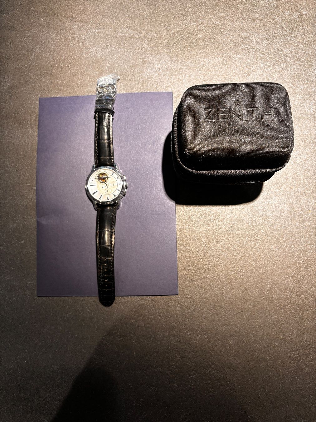 Zenith Orologi: Zenith El Primero XXT Tourbillon Chronograph Platinum – Usato da Büron venduto da swissbank 6