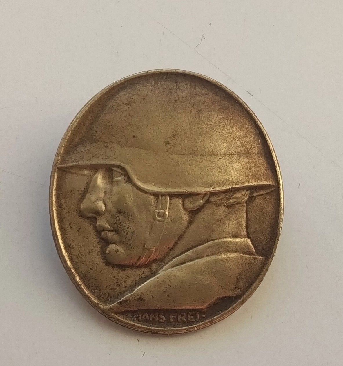 Schweizer Armee Placchette & Badge: Massiver Schweizer Militärabzeichen von 1918  – Usato da Feldbach venduto da carlotta111