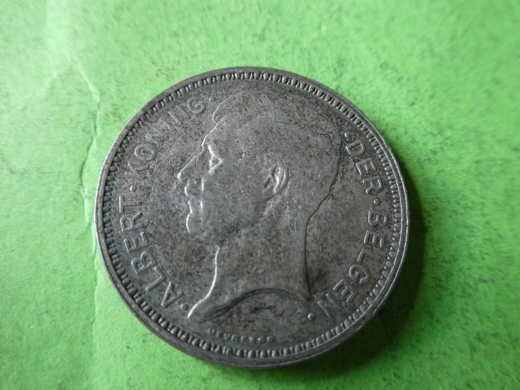 Tutti le monete: Belgien 1934, 20 Francs,  Silber – Usato da Hinterforst venduto da Rohusri 1