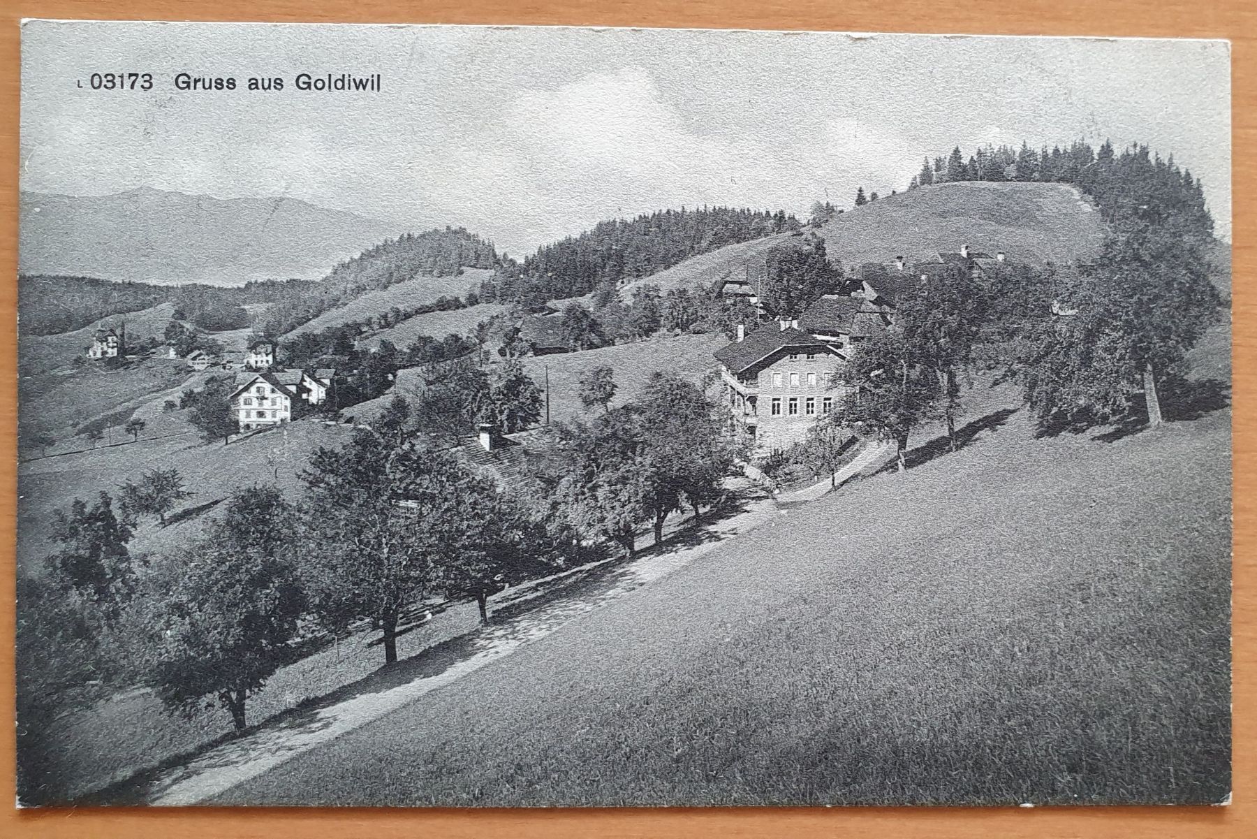Cartoline postali: Gruss aus Goldiwil 1915 – Usato da Kreuzlingen venduto da Rschweiz1