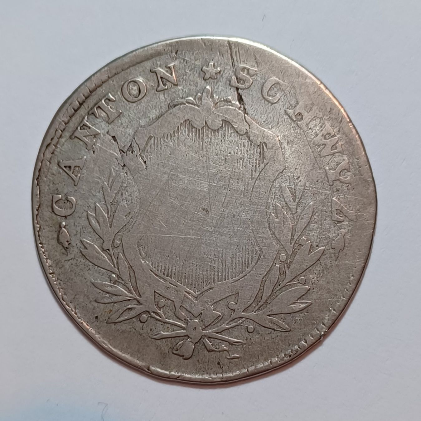 Tutti le monete: 4 Batzen 1811 Schwyz – Usato da Pfäffikon ZH venduto da Schweizer_Muenzen 1