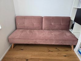 Bettsofa altrosa