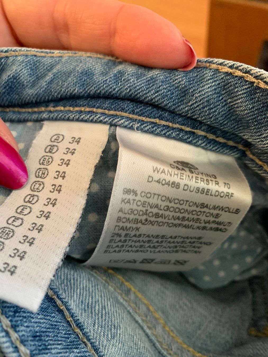 C&A Jeans: Short en jeans stretch taille 38 – Gebraucht aus MEYRIN von Gwendo10 2
