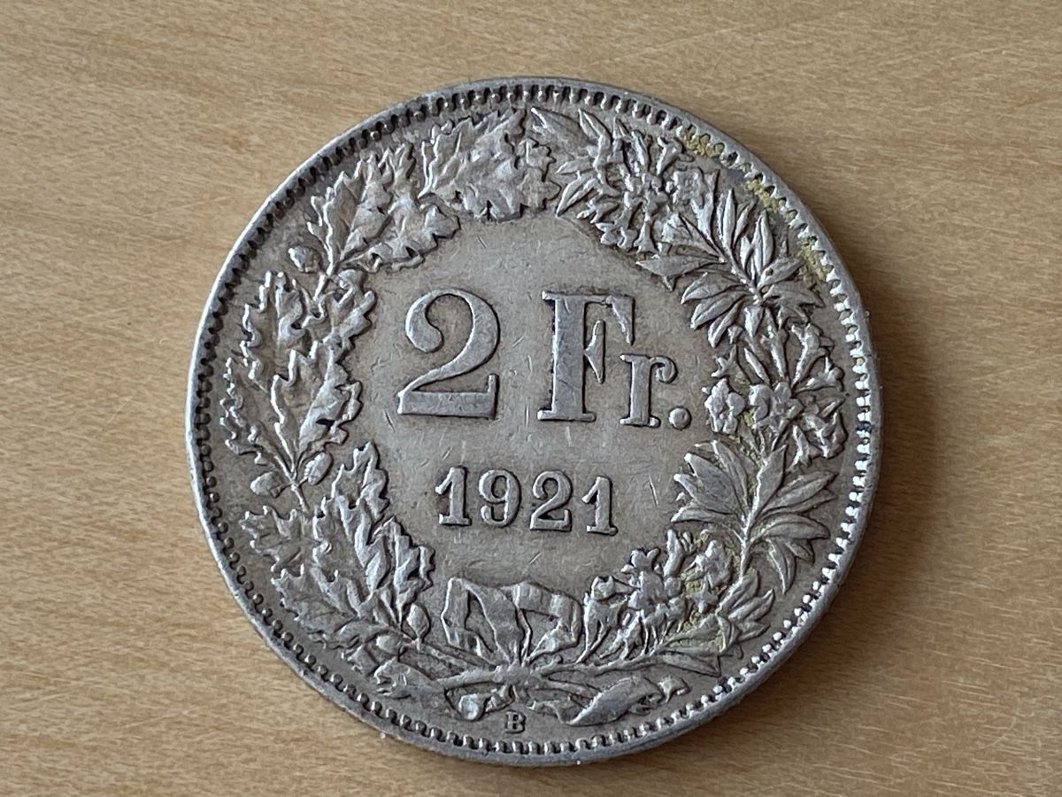 Tutti le monete: 2 x 2Fr Silber – Usato da Mosnang venduto da Goldwasser 5
