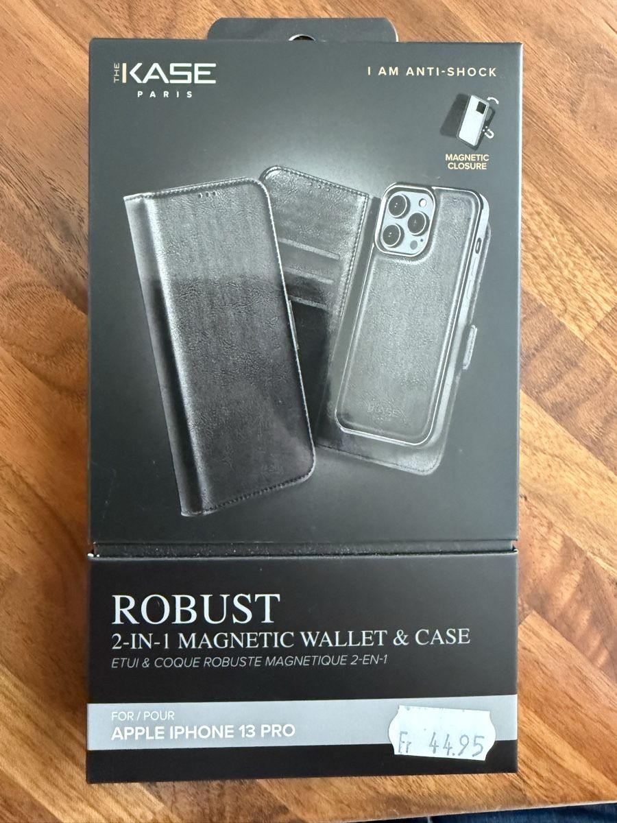 Apple Cover & Protezioni schermo: iPhone 13 Pro Hülle von Kase, neu, robust & magnetisch – Nuovo e nell'imballaggio originale da Teufen AR venduto da Taste16